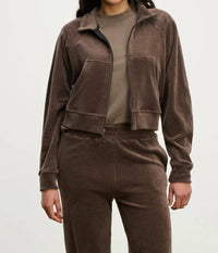 Velvet By Graham & Spencer - Claire Velour Jacket