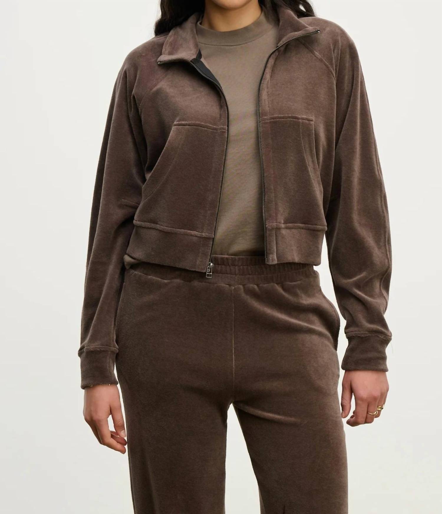 Velvet By Graham & Spencer - Claire Velour Jacket