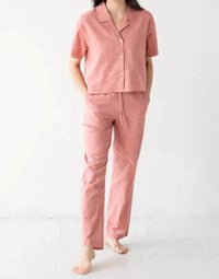 Salua - Woven High Waisted Pants
