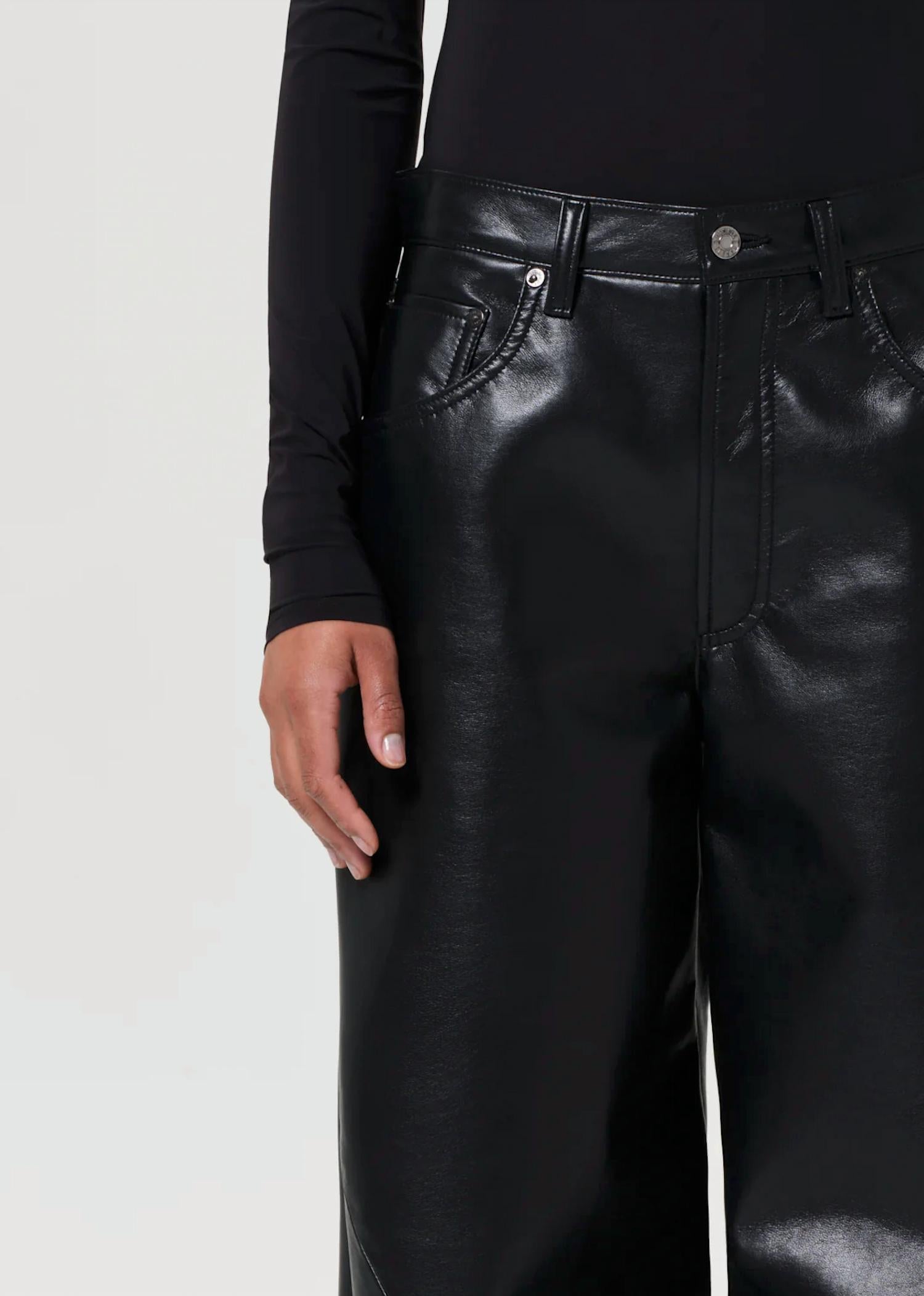 Agolde - Recycled Leather Twist Jean