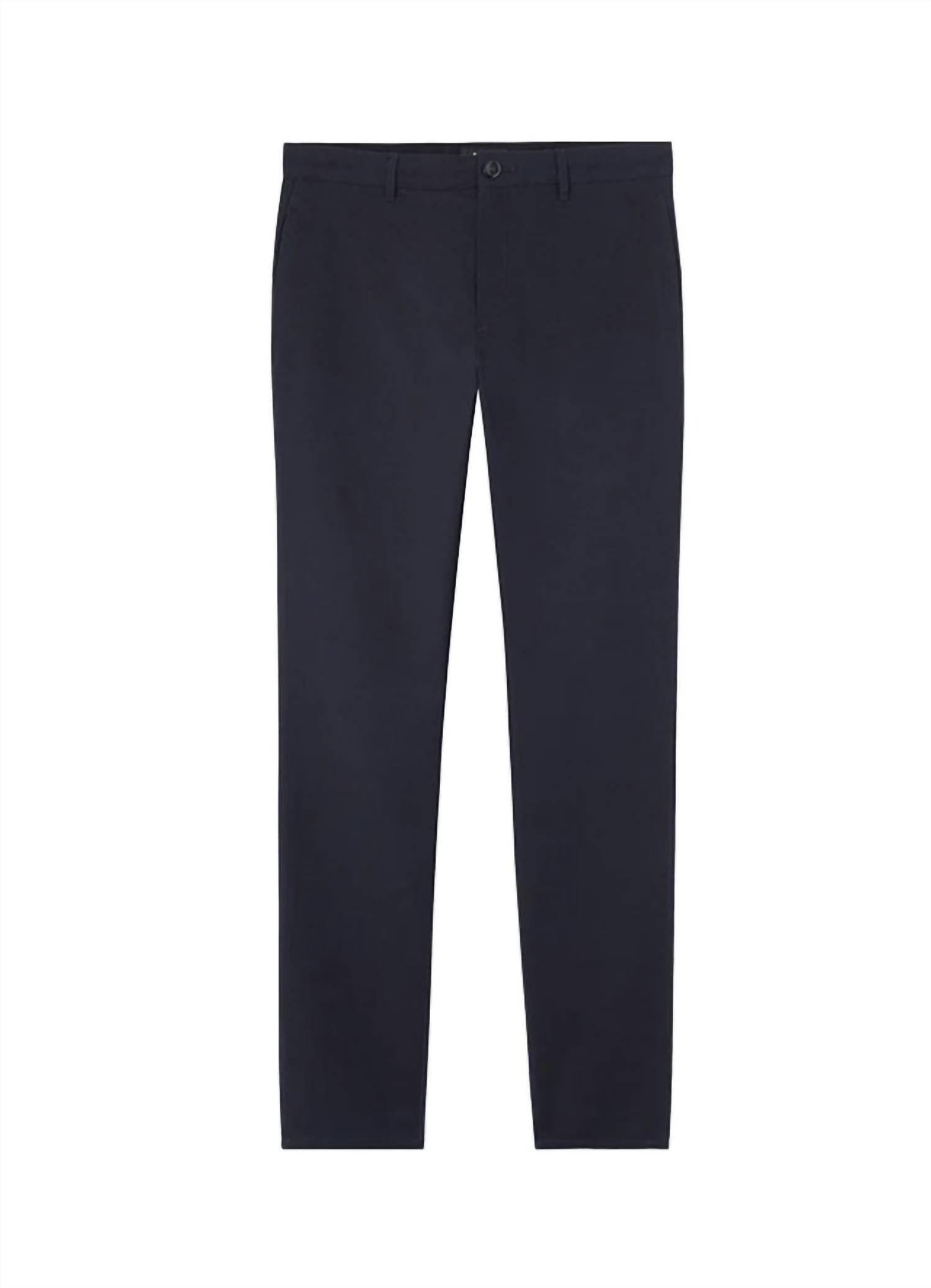 A.P.C. Men's Chino Classicque Pants in dark navy - men's pants - detail view