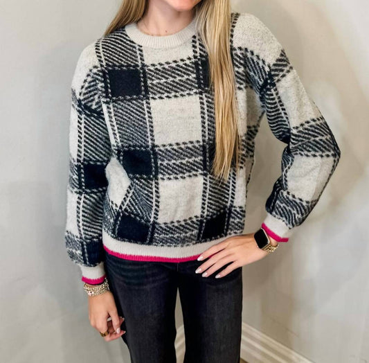 Thml - Mohair Plaid Sweater