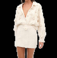 For Love & Lemons - Martina Knit Mini Skirt