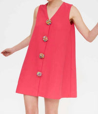 Compania Fantastica - Sleeveless Button Dress