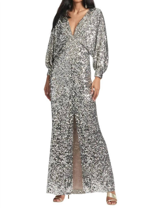 Sachin & Babi - SEQUIN GABBY GOWN