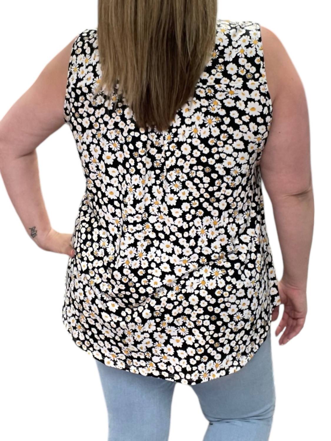 Honeyme - Daisy Sleeveless Gabby Top