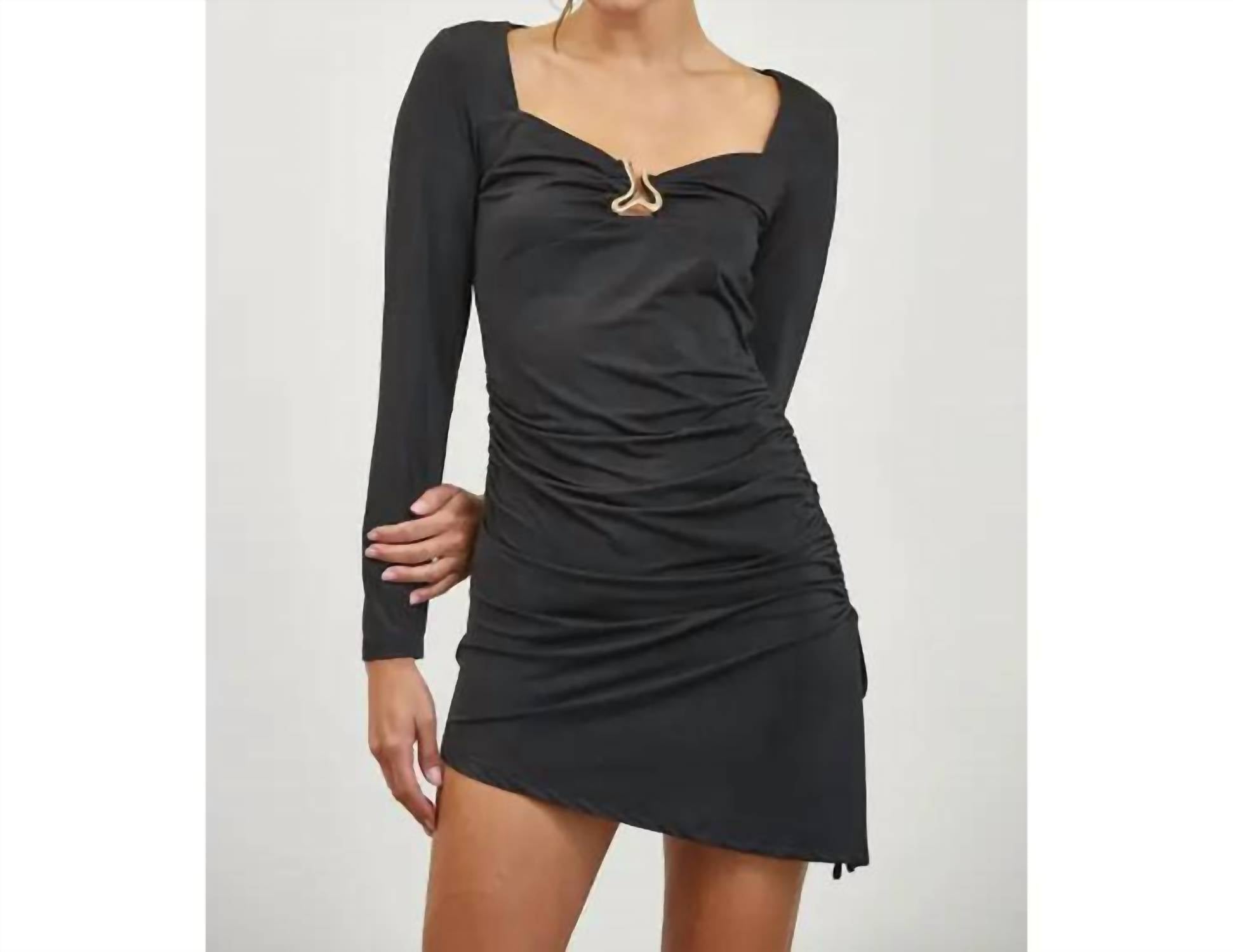Edit By Nine - RUCHED MINI DRESS