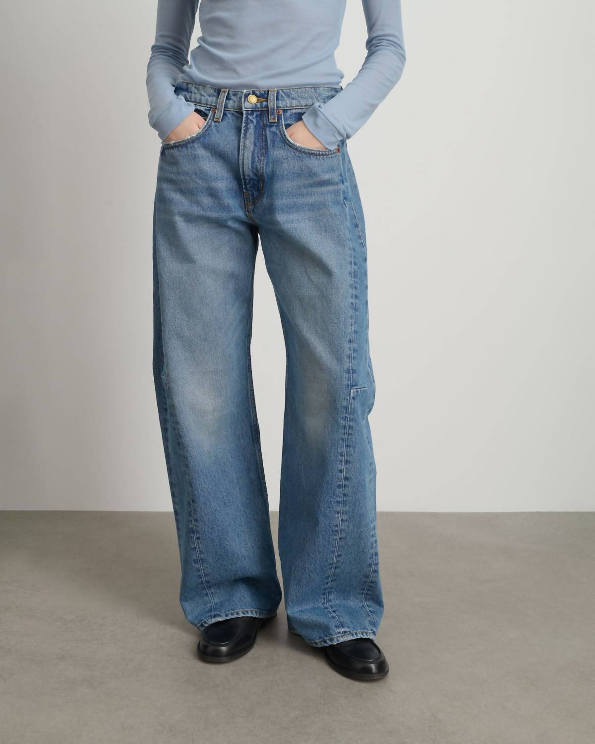 B Sides - Relaxed Lasso Cuffed Jeans