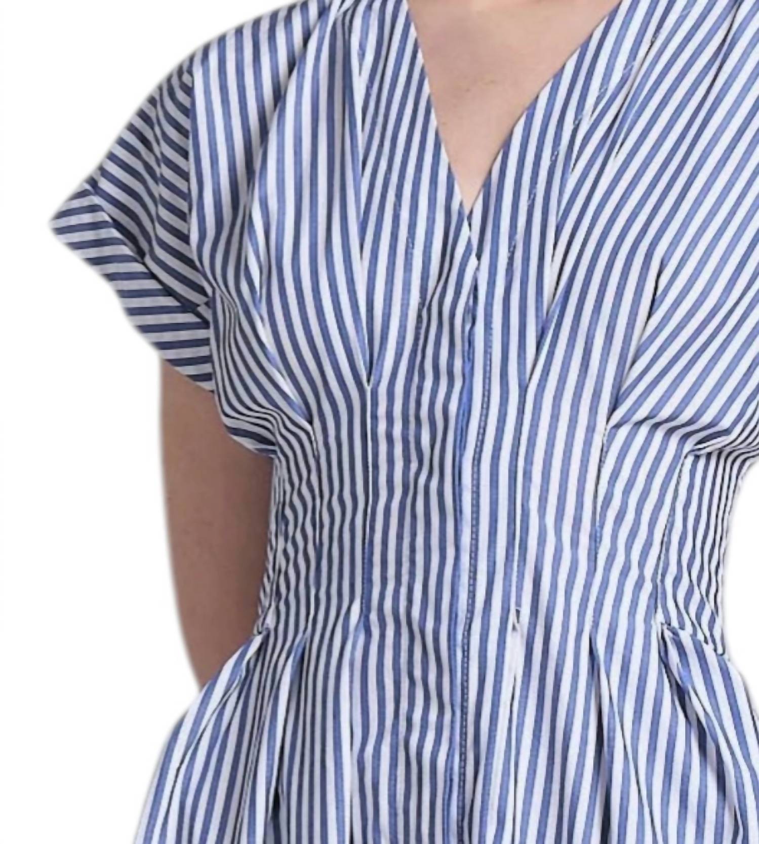 Kika Vargas - Tsige Stripe Midi Dress