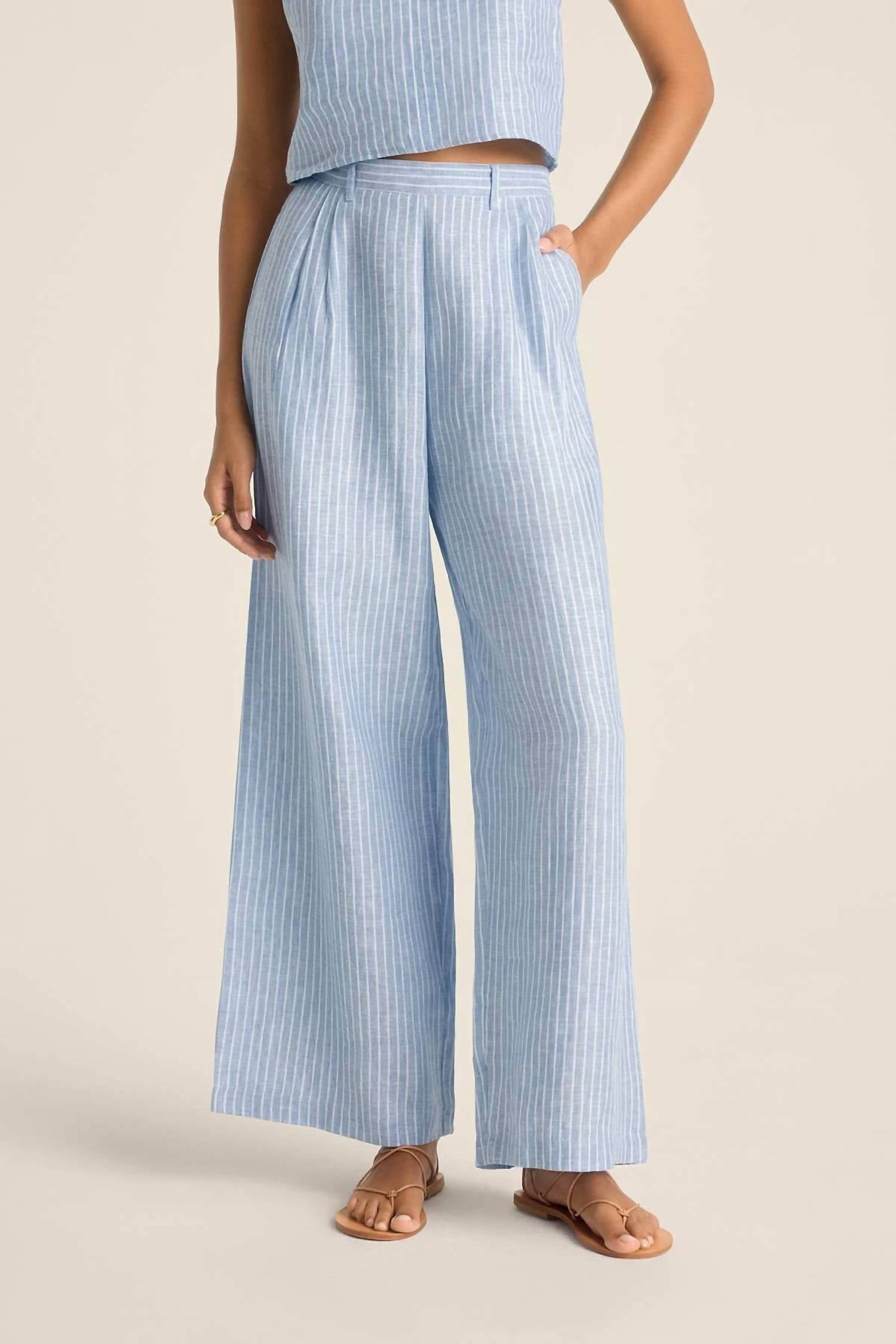 Vitamin A - Getaway Linen Pant