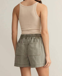 Z Supply Summerland Shorts in dusty palm - women's shorts - alternate view