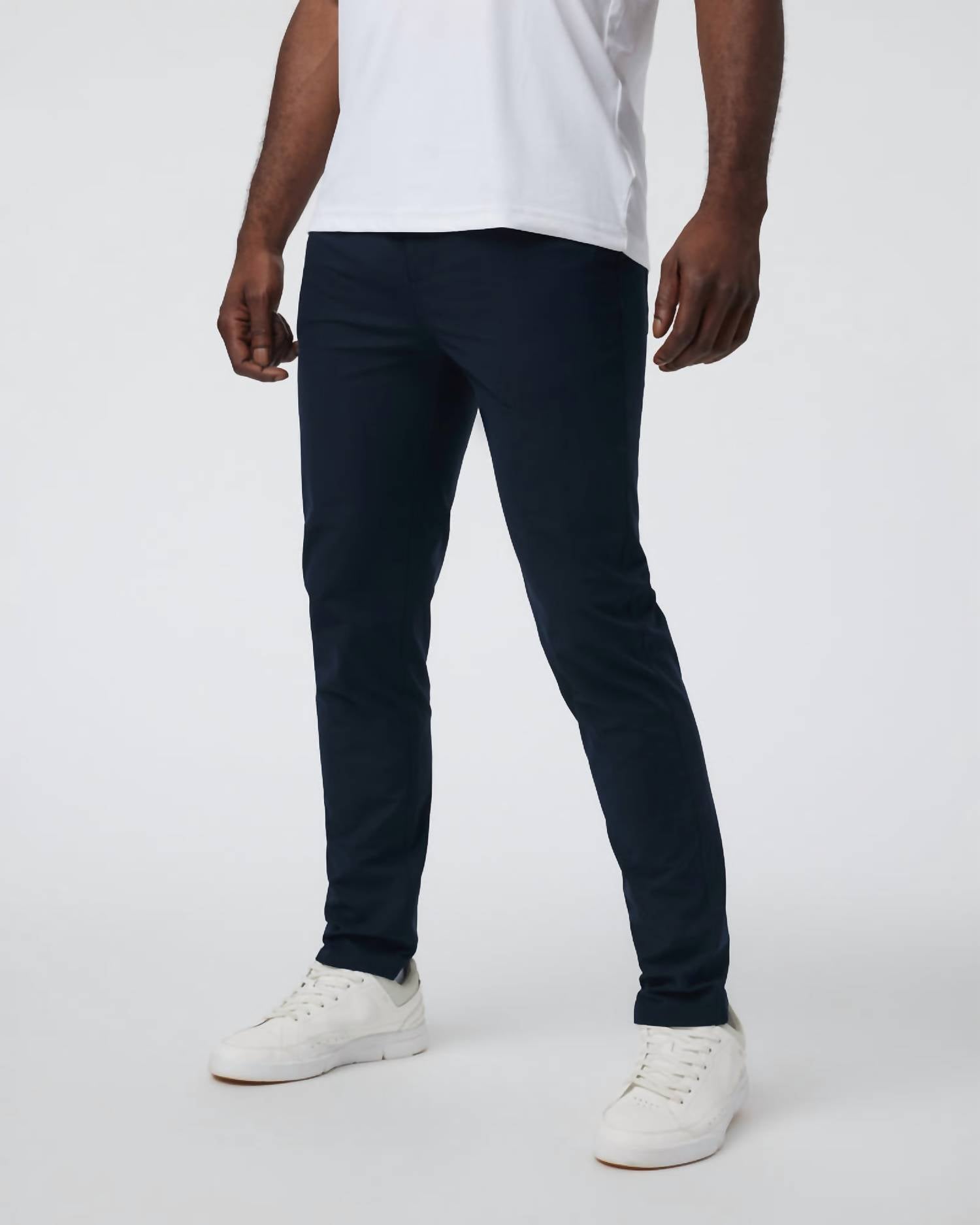 Vuori Meta Athletic Slim Fit Pant in ink - men's pants - detail view