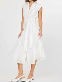 Nyland - Johari Button Down Tiered Midi Dress