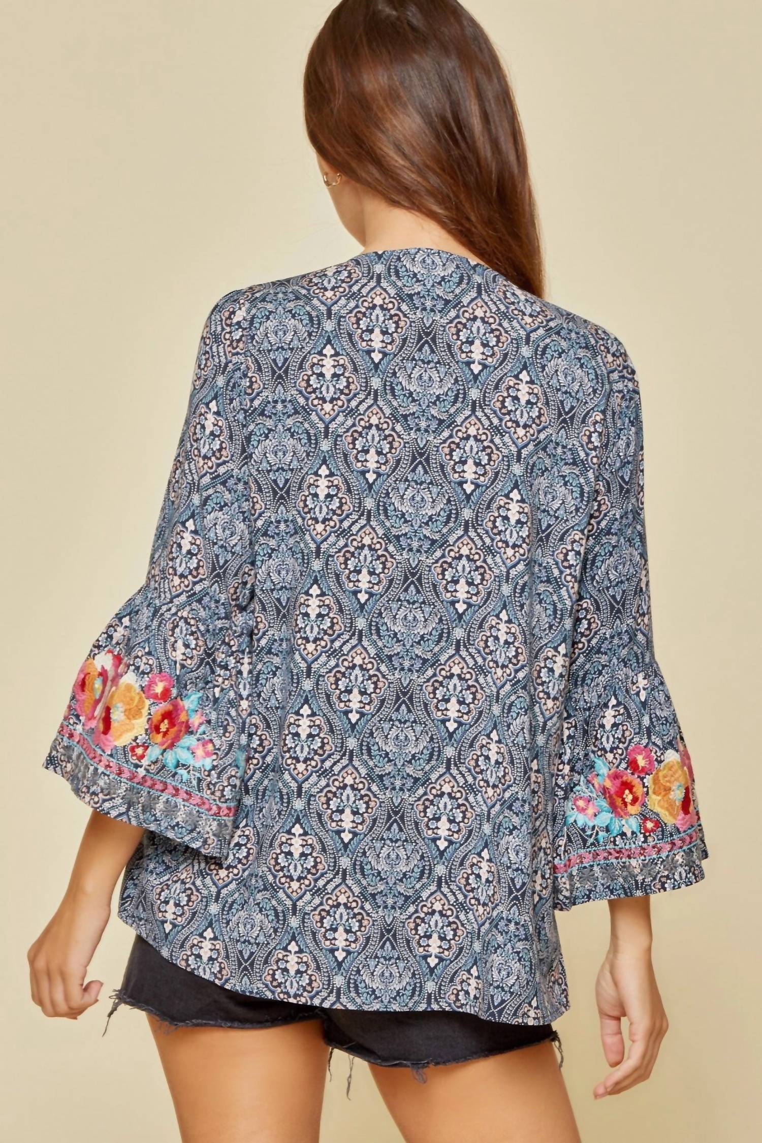 Andree By Unit - South Beach Embroidered Top