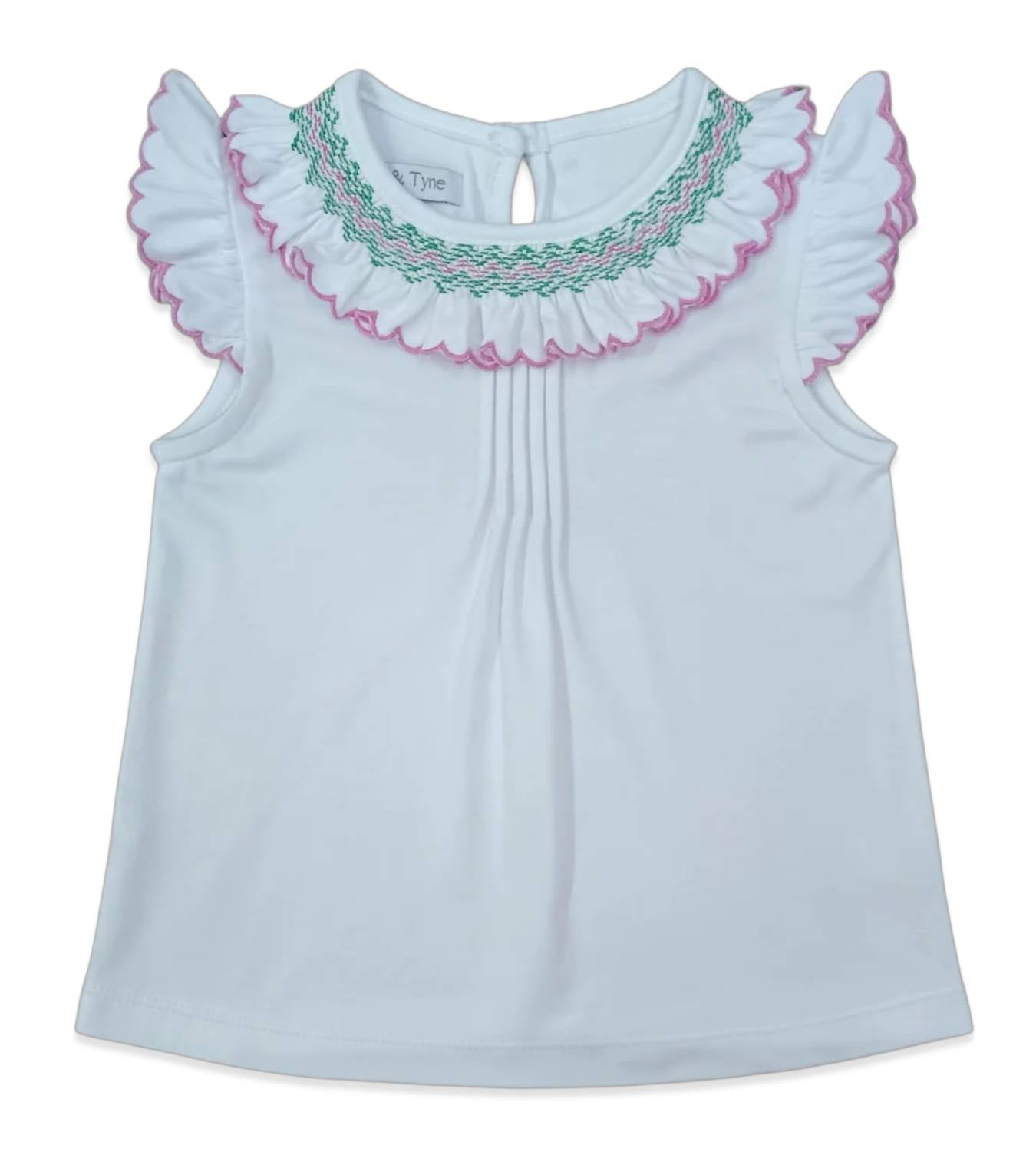 Percy & Tyne - Girl's Smocked Suzy Top