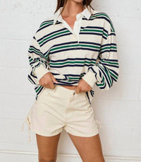 Papermoon - Clara Classic Collared Rugby Shirt