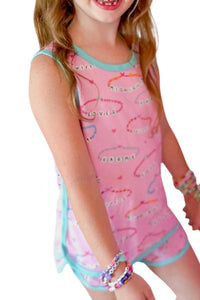 Be Elizabeth Tank Lounge Set in friendship bracelets - item