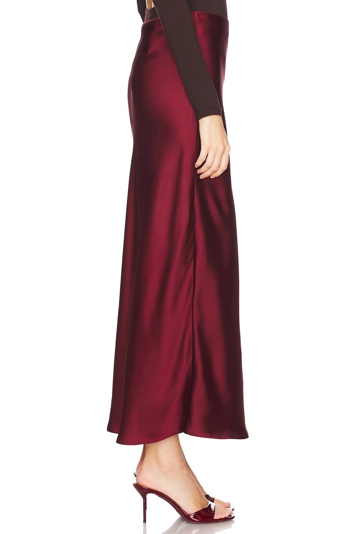 STEVE MADDEN Jeannie Skirt in cabernet - women's skirt - view 4
