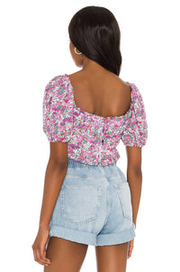For Love & Lemons - Katarina Puff Sleeves Top