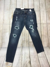 Judy Blue - Women's Plaid Skinny Jeans