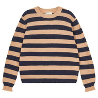 Jumper1234 - Stripe Distressed Crew Top