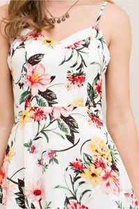 Entro - Ready For Spring Floral A-line Dress