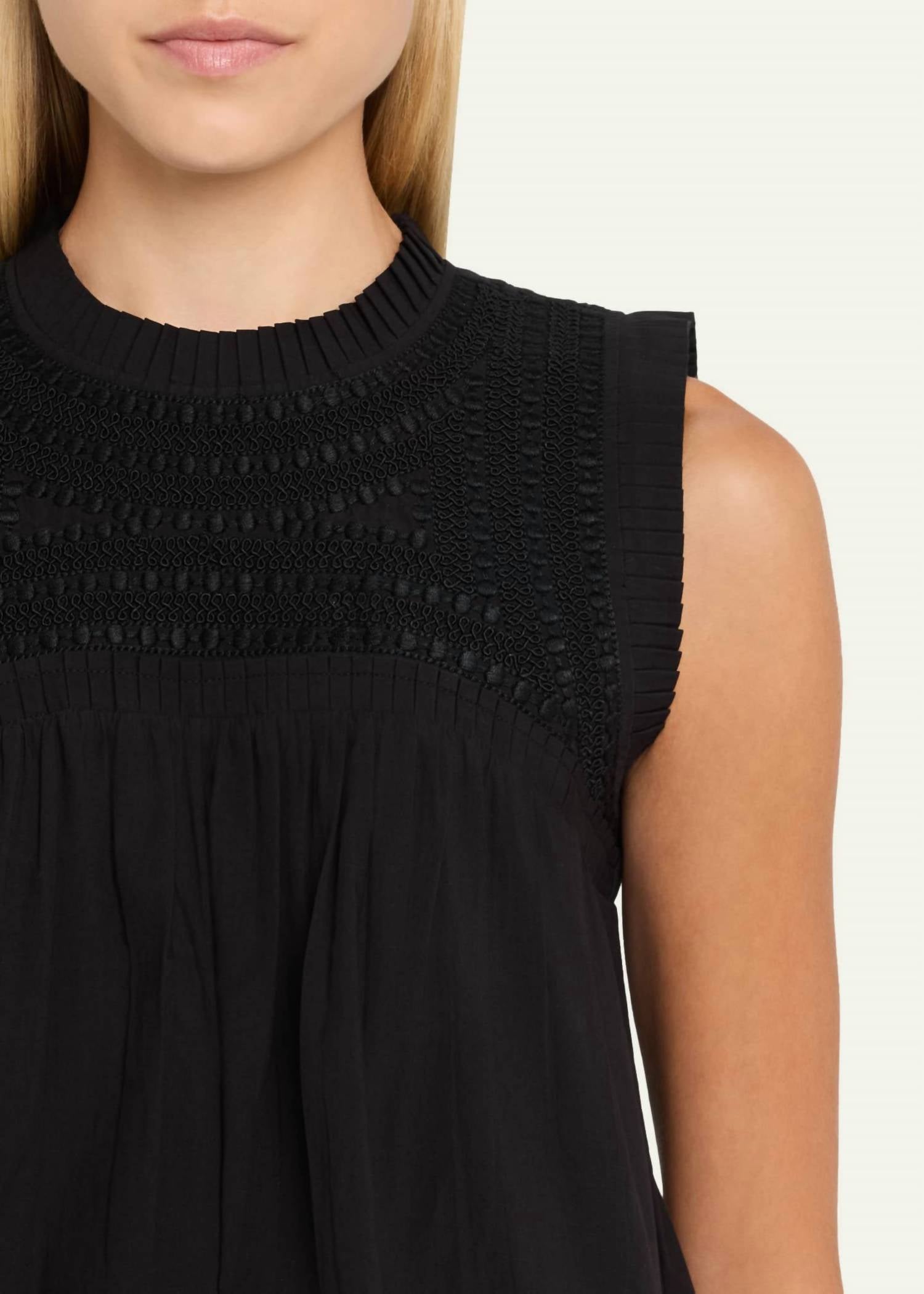 Sea - Sea Larissa Embroidery Tank Top