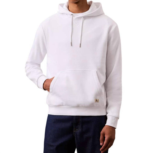Calvin Klein - Monogram Logo Patch Fleece Hoodie