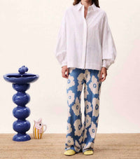 FRNCH Aquamama Pants in bleu jean - women's pants