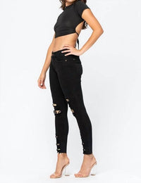 Judy Blue - Leopard Skinny Jeans