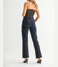 Just Black Denim - Cropped Flare Jeans