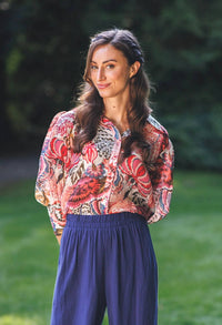 Papillon - Collated Button Front Blouse
