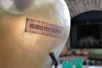 Sugarboo & Co. - Metal Heart Sculpture with Reclaimed Wood Base