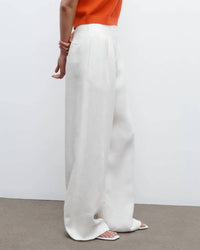 Twp - High-rise Mini Pleat Trouser Pants