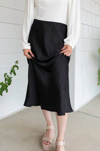 TRIBAL Midnight Midi Skirt in black - women's skirt - view 4