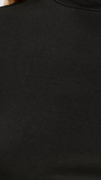 Lna - Demi Fitted Mock Neck Top