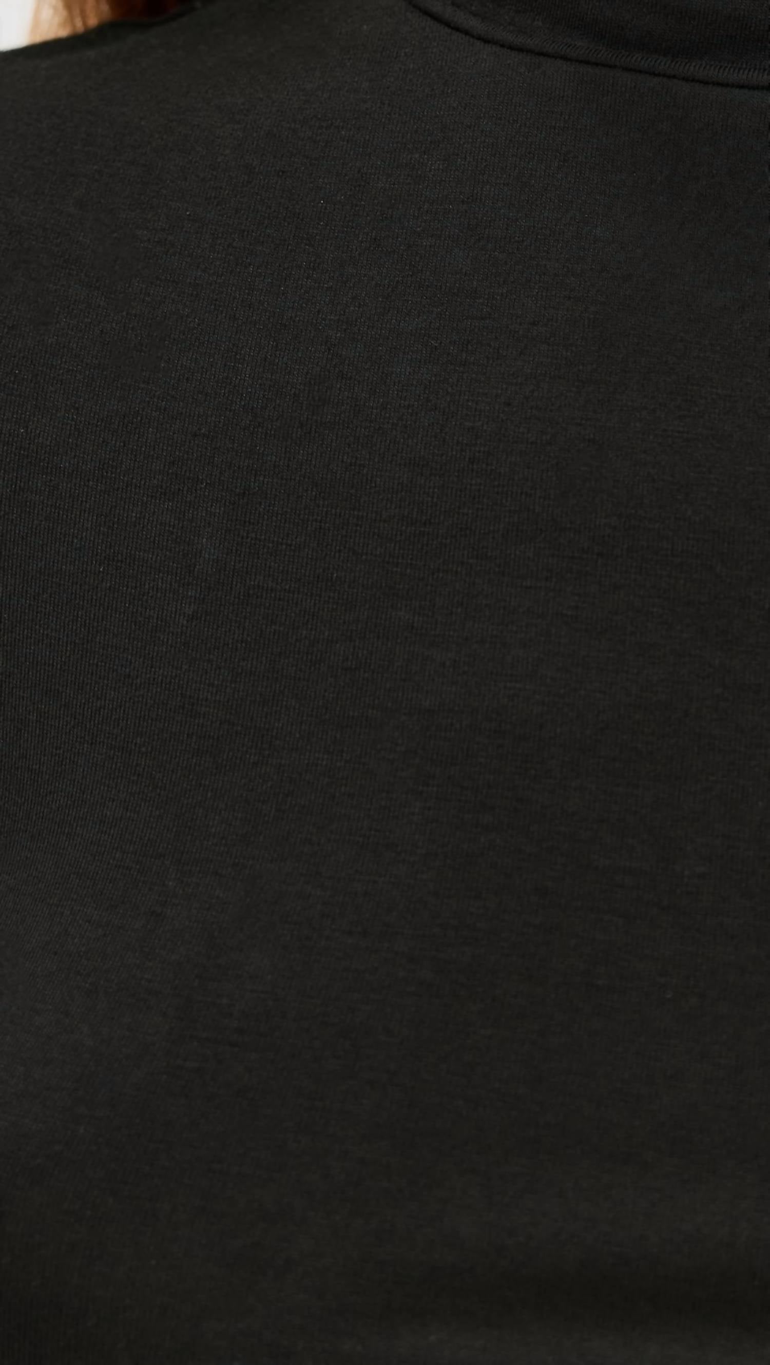 Lna - Demi Fitted Mock Neck Top