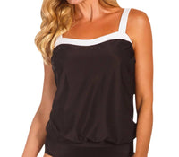Miraclesuit - Colorblock D-cup Breezy Tankini Top