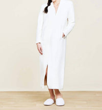 Barefoot Dreams - Cozychic Zip V-neck Lounger Dress