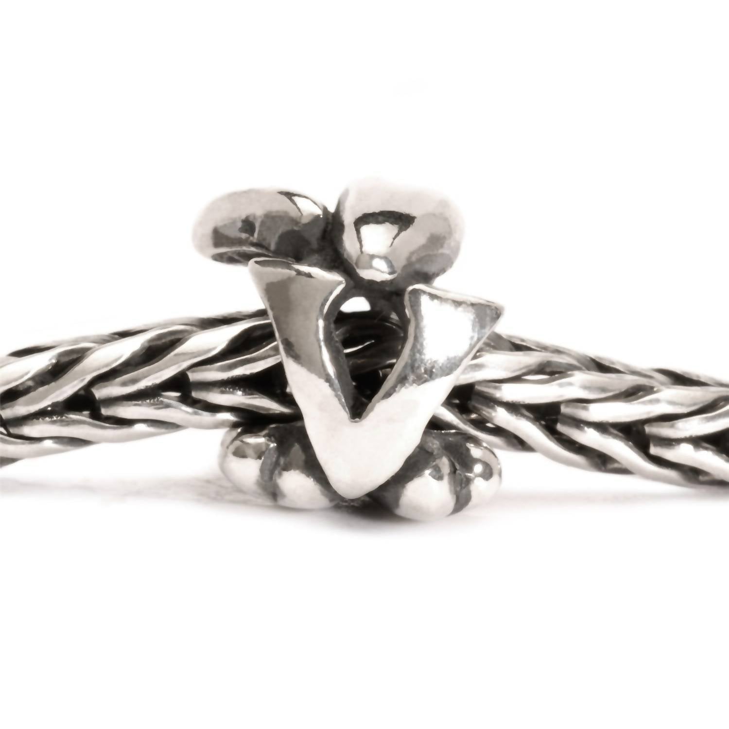 Trollbeads - Letter V Sterling Bead