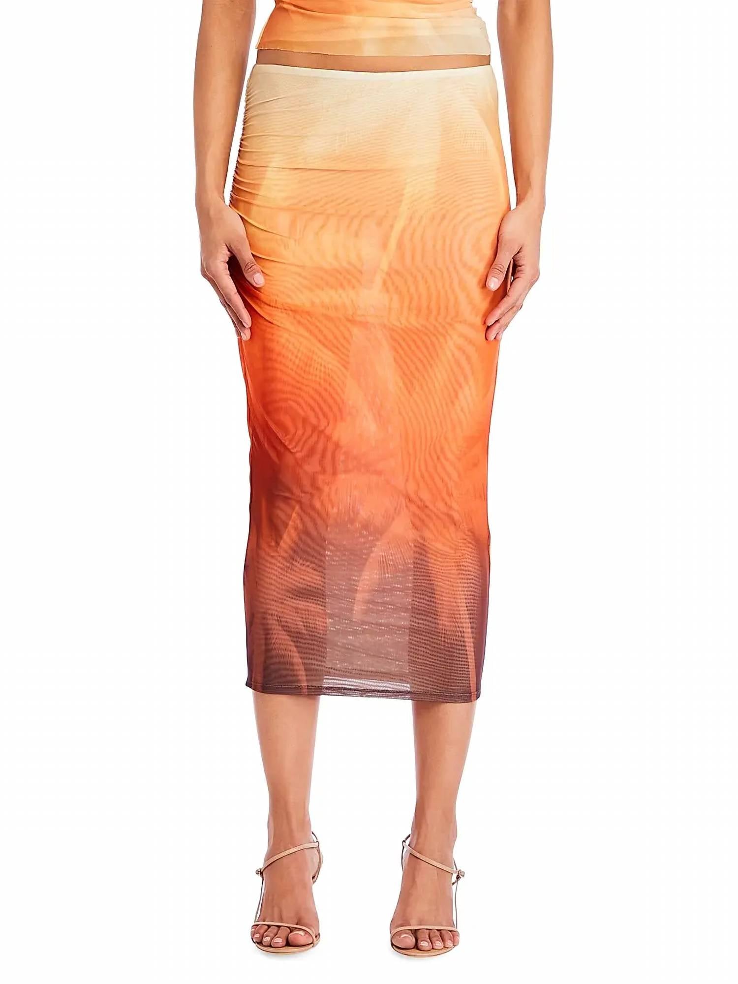 Ser.O.Ya - Nia Mesh Midi Skirt