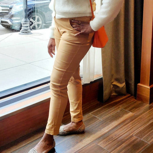 Made In Italy - Solid Color Italian Magic Pants