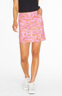 Multiples - Print Pull On Skort