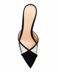 Gianvito Rossi - Women's Metallic Suede Mule Sandals
