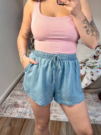 Hyfve - Breezy Lyocell Drawstring Shorts