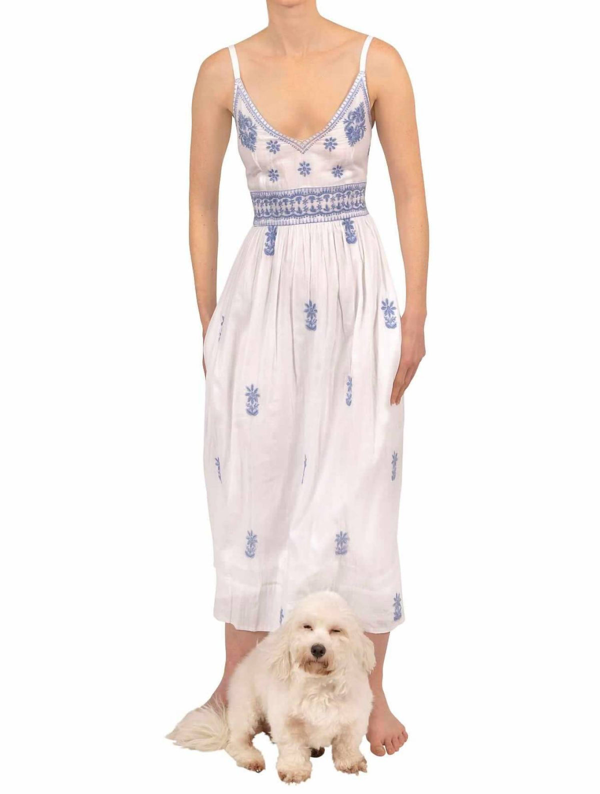 Gretchen Scott - Fiesta Time Embroidered Midi Dress