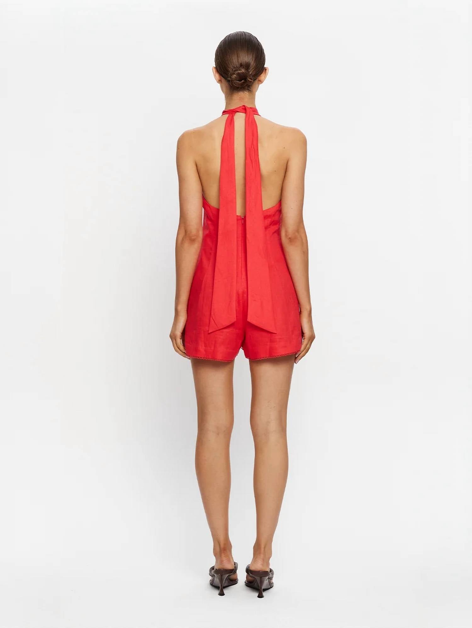 Kivari - Maxine High Neck Playsuit