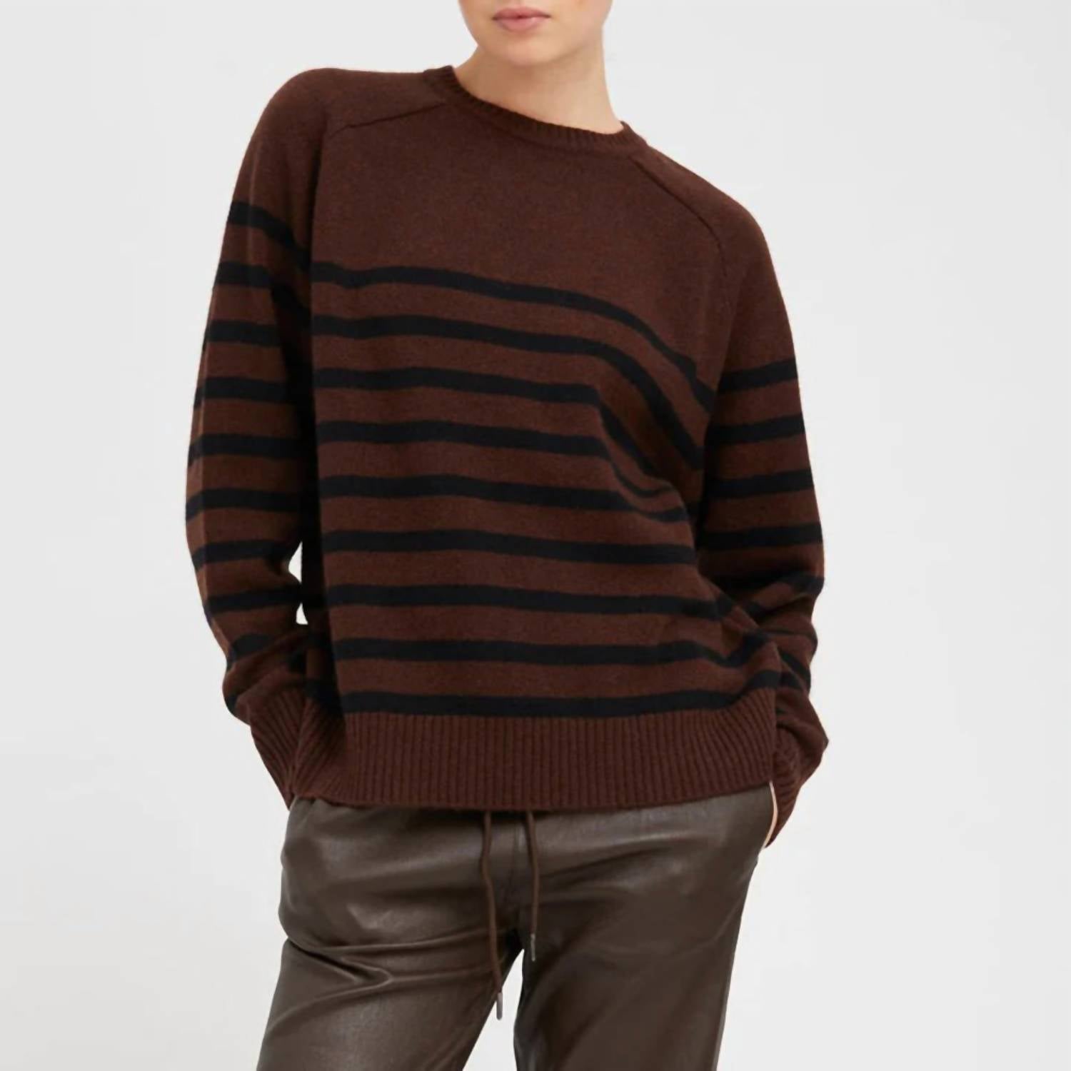 Sprwmn - Stripe Crewneck Sweater