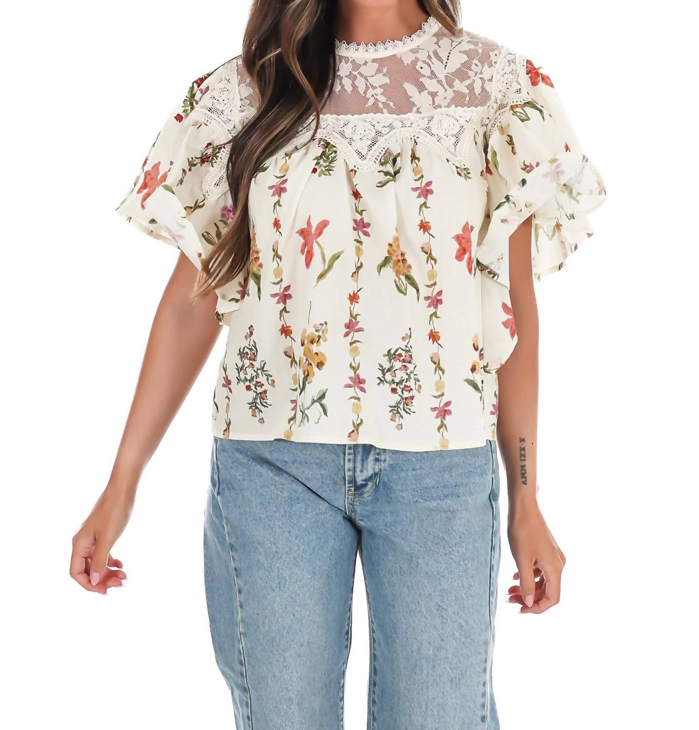 Entro - Women's Meadow Muse Floral Top