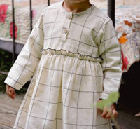 Eli & Nev - Girl's Check Patterned Dress